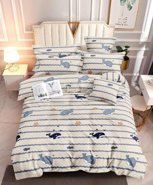 Sea Cuddles- 100% Premium Canadian Cotton Bedsheet