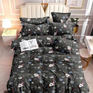 Stellar Drift- 100% Premium Canadian Cotton Bedsheet