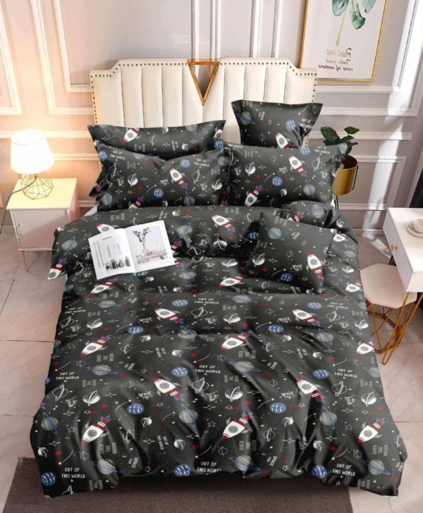 Stellar Drift- 100% Premium Canadian Cotton Bedsheet