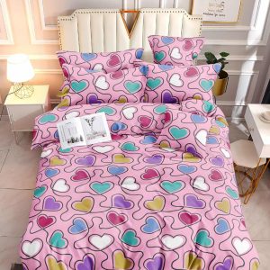 Sweetheart Bloom- 100% Premium Canadian Cotton Bedsheet