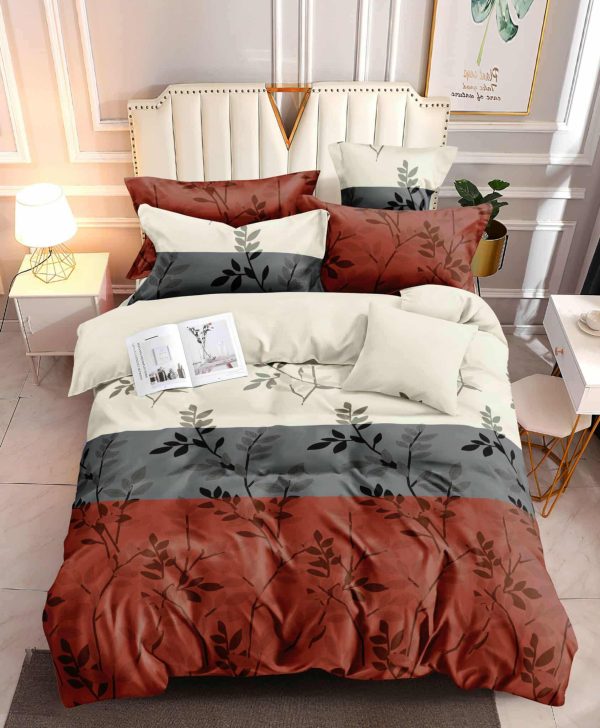 Terracotta Serenity- 100% Premium Canadian Cotton Bedsheet