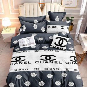 Chanel Camellias- 100% Premium Canadian Cotton Bedsheet