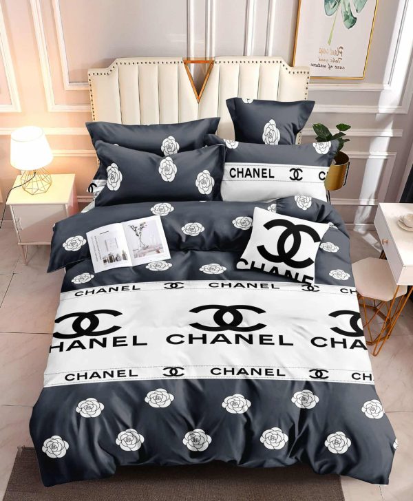 Chanel Camellias- 100% Premium Canadian Cotton Bedsheet