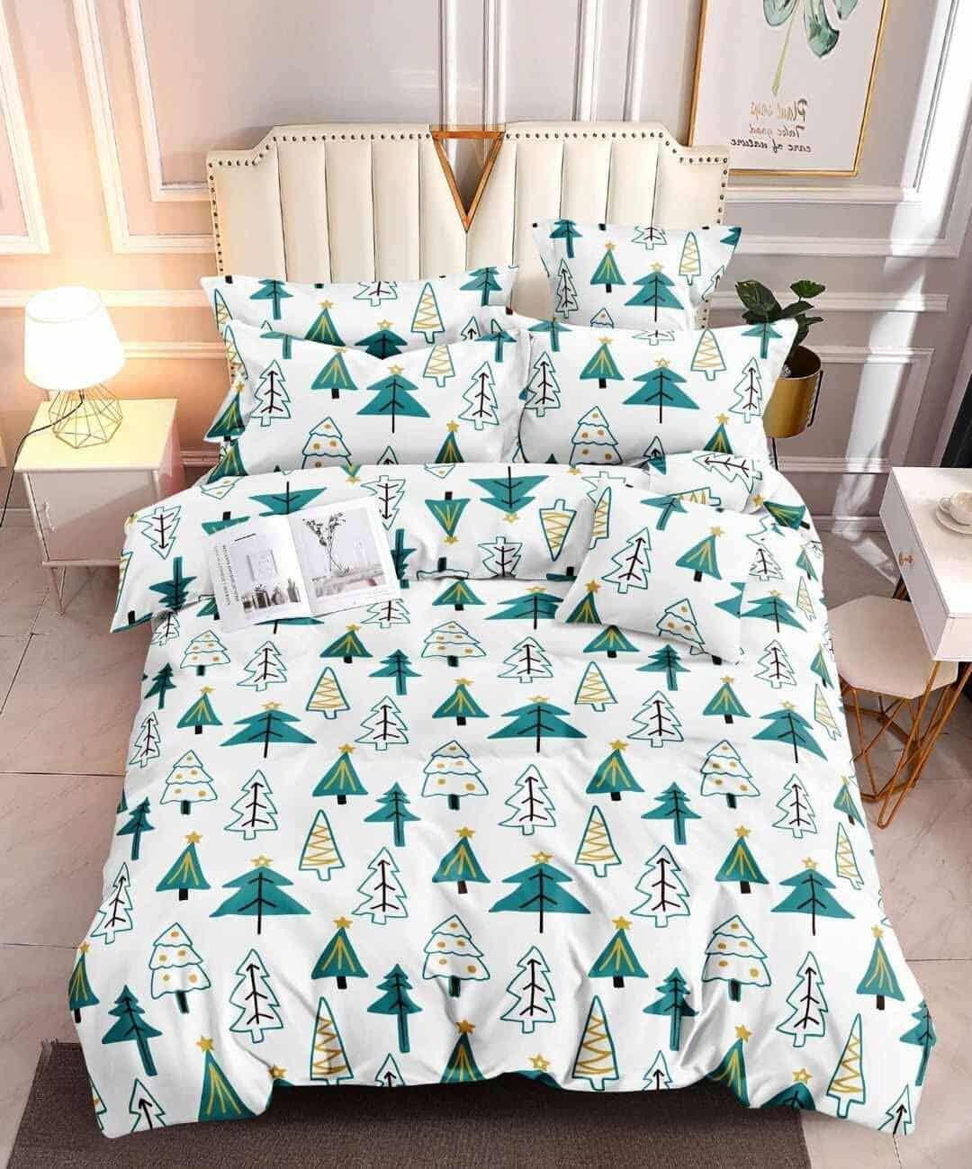 Evergreen Wonderland- 100% Premium Canadian Cotton Bedsheet