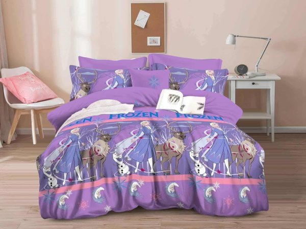 Frozen Dreams- 100% Premium Canadian Cotton Bedsheet