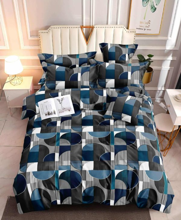 Midnight Metro- 100% Premium Canadian Cotton Bedsheet