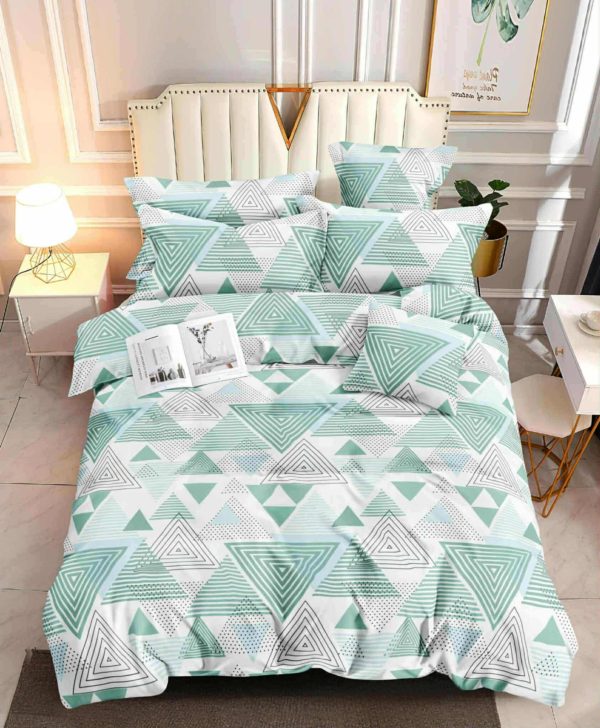 Mint Mirage- 100% Premium Canadian Cotton Bedsheet