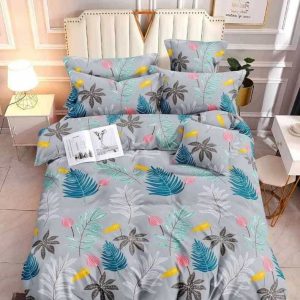 Muted Tropic Whimsy- 100% Premium Canadian Cotton Bedsheet