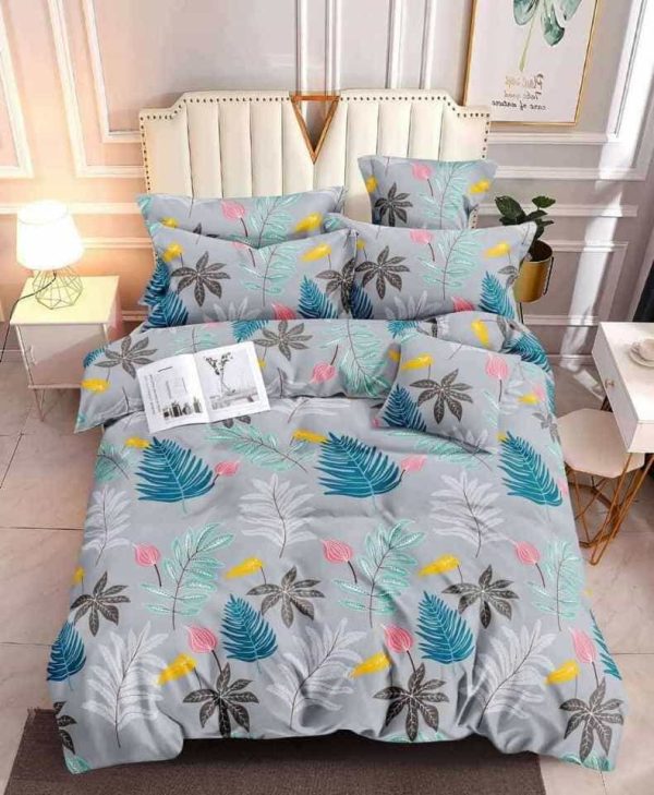 Muted Tropic Whimsy- 100% Premium Canadian Cotton Bedsheet