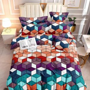 Op Art Prism- 100% Premium Canadian Cotton Bedsheet