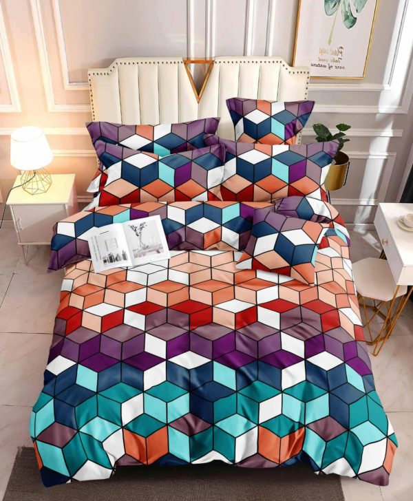 Op Art Prism- 100% Premium Canadian Cotton Bedsheet