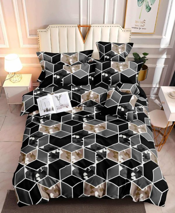 Urban Monochrome- 100% Premium Canadian Cotton Bedsheet