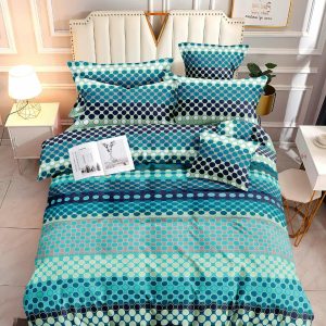 Aqua Dots- 100% Premium Canadian Cotton Bedsheet