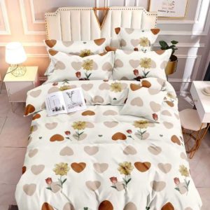 Blushing Blooms- 100% Premium Canadian Cotton Bedsheet