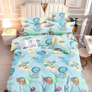 Dino Galaxy- 100% Premium Canadian Cotton Bedsheet