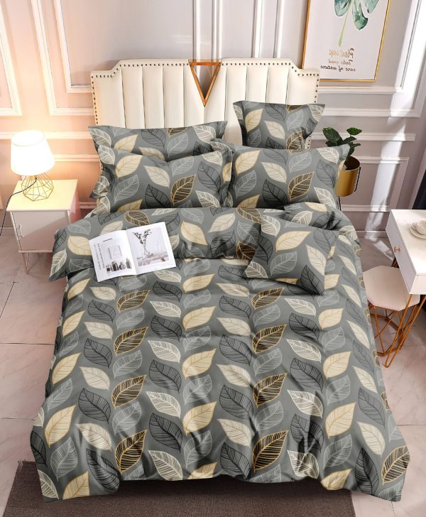 Golden Leaves- 100% Premium Canadian Cotton Bedsheet