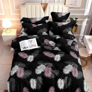 Midnight Palm- 100% Premium Canadian Cotton Bedsheet