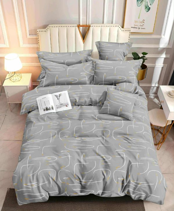 Modern Sketch- 100% Premium Canadian Cotton Bedsheet