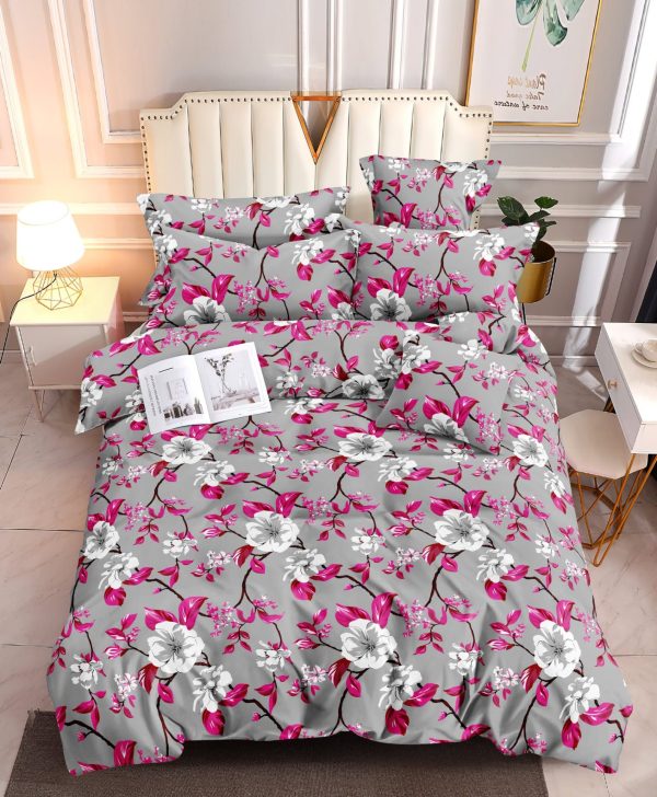 Petal Poetry- 100% Premium Canadian Cotton Bedsheet