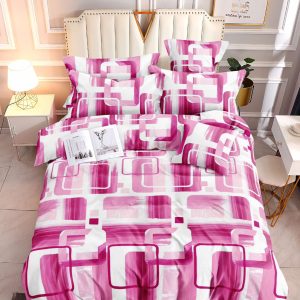Pink Mirage- 100% Premium Canadian Cotton Bedsheet