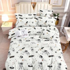Starlight Explorers- 100% Premium Canadian Cotton Bedsheet