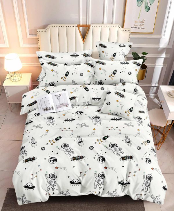 Starlight Explorers- 100% Premium Canadian Cotton Bedsheet