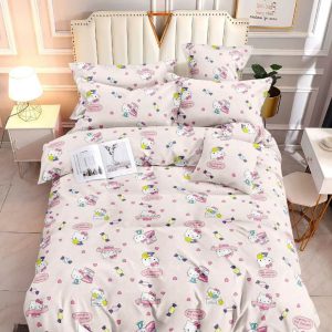 Sweet Hello- 100% Premium Canadian Cotton Bedsheet