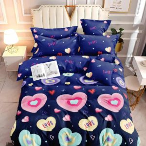 Sweetheart Galaxy- 100% Premium Canadian Cotton Bedsheet