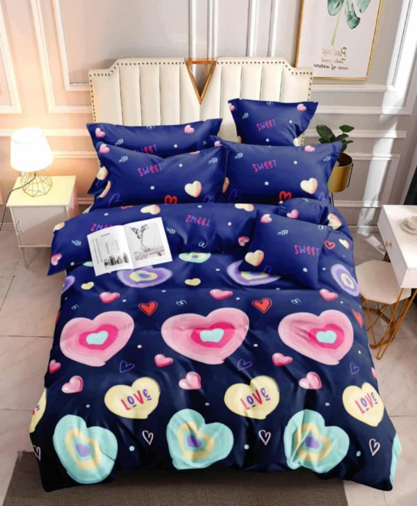 Sweetheart Galaxy- 100% Premium Canadian Cotton Bedsheet