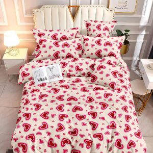 Hearts Aflutter- 100% Premium Canadian Cotton Bedsheet
