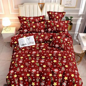 Jolly Night- 100% Premium Canadian Cotton Bedsheet