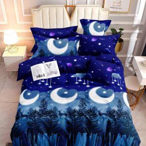 Lunar Forest- 100% Premium Canadian Cotton Bedsheet