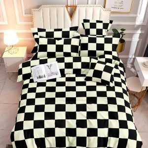 Midnight Square- 100% Premium Canadian Cotton Bedsheet