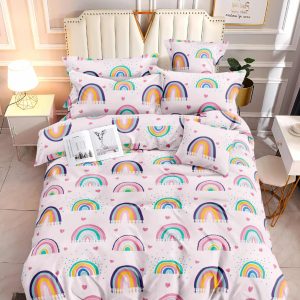 Rainbow Wishes- 100% Premium Canadian Cotton Bedsheet