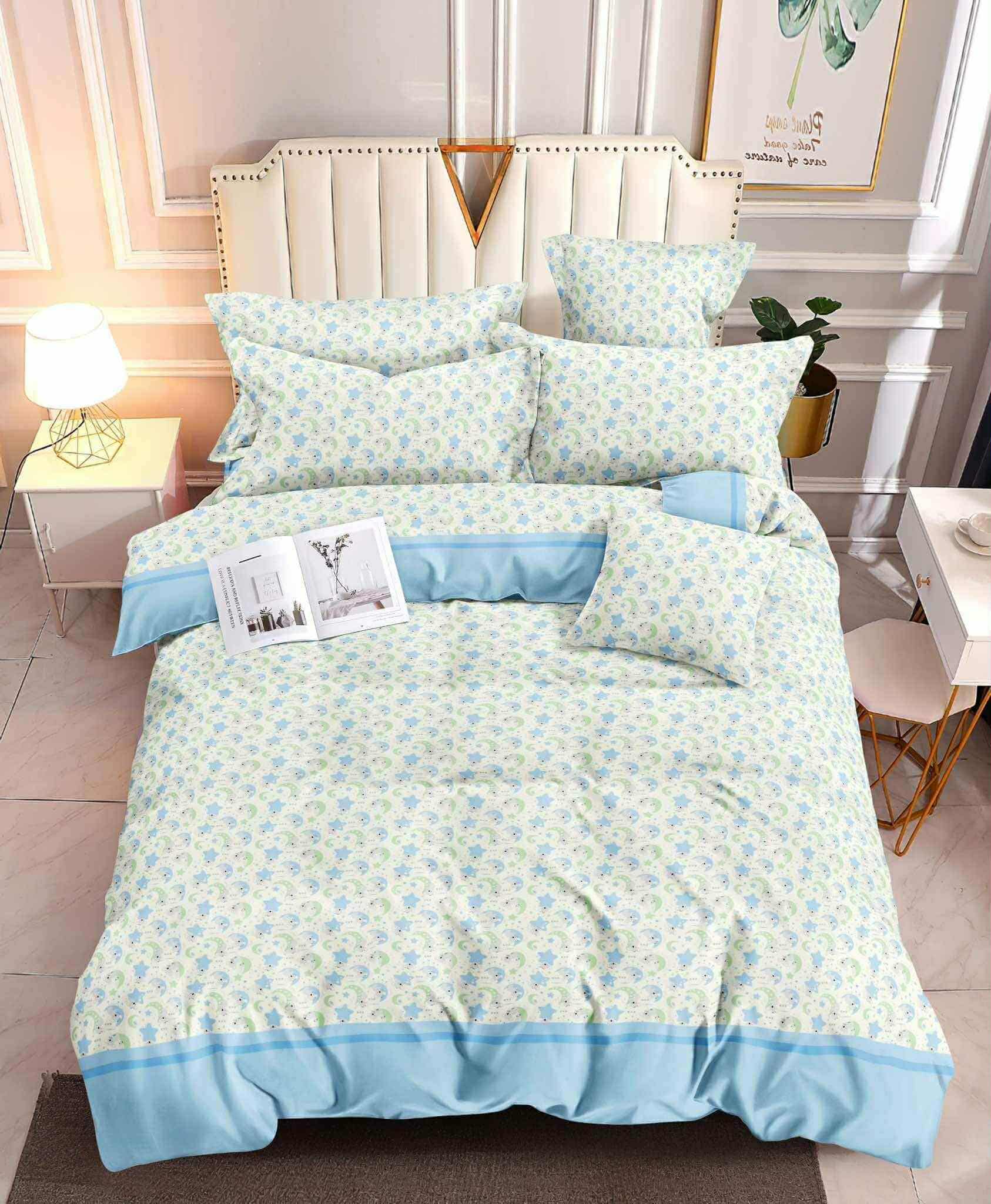 Serene Petals- 100% Premium Canadian Cotton Bedsheet