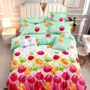 Spring Symphony- 100% Premium Canadian Cotton Bedsheet