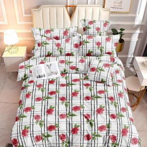 Velvet Rosevine- 100% Premium Canadian Cotton Bedsheet