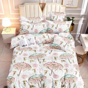 Petal Rainfall- 100% Premium Canadian Cotton Bedsheet