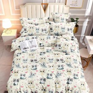 Purrfectly Cozy- 100% Premium Canadian Cotton Bedsheet