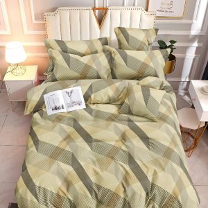 Soft Sand Mosaic- 100% Premium Canadian Cotton Bedsheet