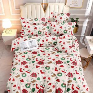 Tinsel & Toasty- 100% Premium Canadian Cotton Bedsheet