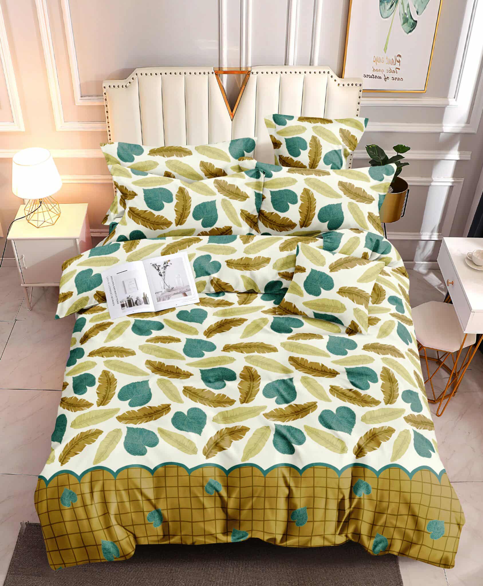 Verdant Drift- 100% Premium Canadian Cotton Bedsheet