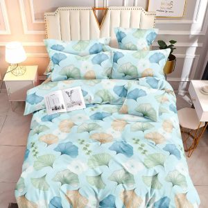 Whispering Ginkgo- 100% Premium Canadian Cotton Bedsheet